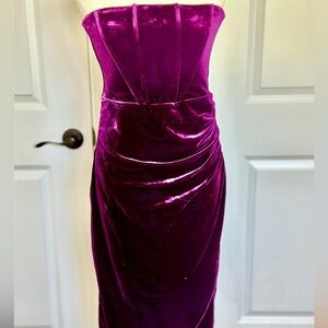 Lulus - size Large dark purple cocktail dress
